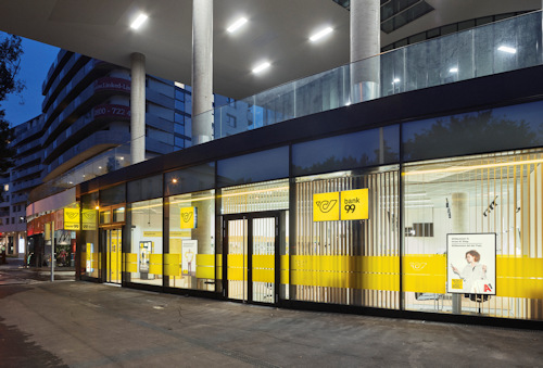 Modern post office in Austria