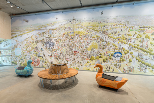 Panorama picture of the Prater