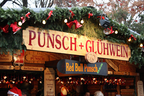 Punsch and Glühwein stand