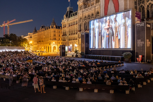Even showing of open-air cinema