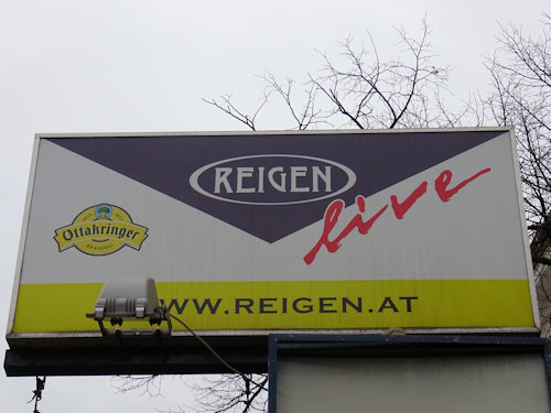 The Reigen venue sign