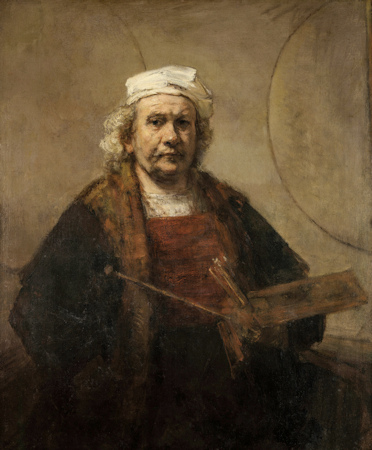 Self-portrait by Rembrandt