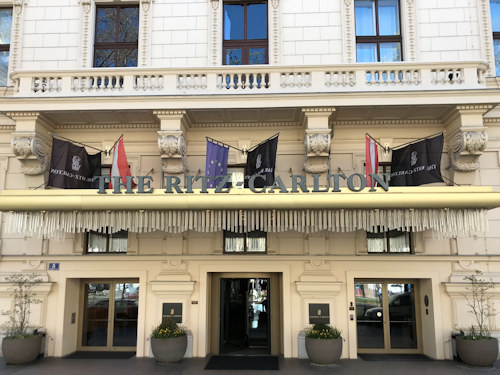 Front of the Ritz Carlton