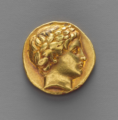 Greek gold Stater courtesy of the Metropolitan Museum of Art