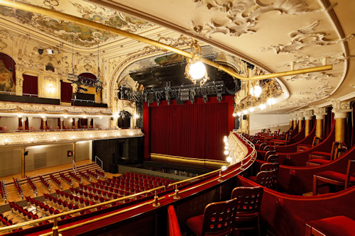 Inside a musical theatre