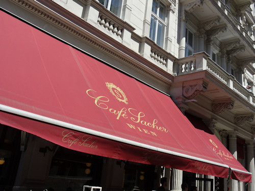 Café Sacher awning