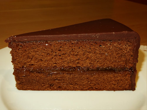 Slice of Sachertorte