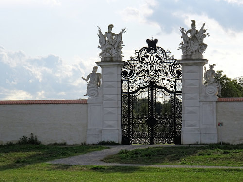 Rear gates to Schloss Hof