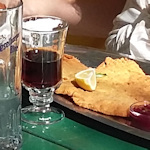 Schnitzel in a restaurant