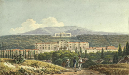 Schönbrunn palace around 1822
