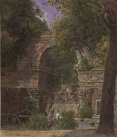 Roman ruins painted by Alt