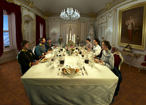 Scene from the Schönbrunn VR film