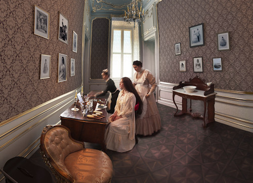 Empress Elisabth scene from the Schönbrunn VR film