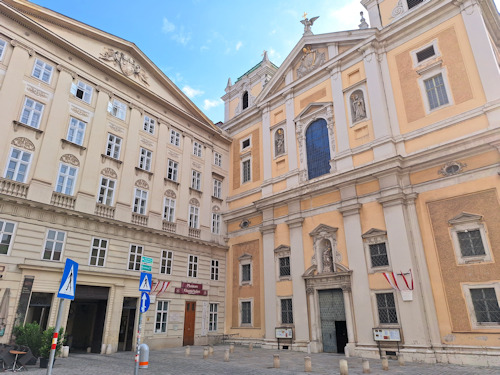 Entrances to the Schottenstift and Schottenkirche