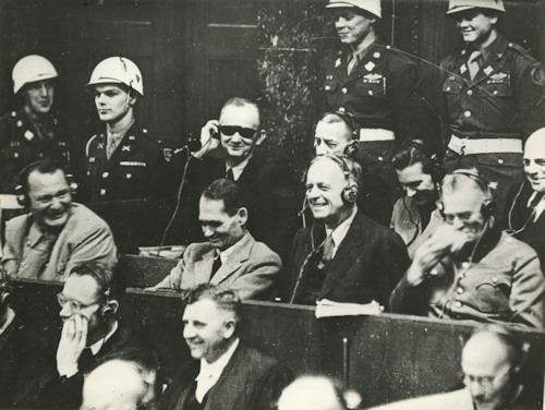 Photo of the Nuremberg Trials