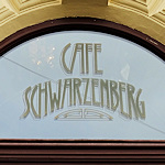 Cafe Schwarzenberg sign