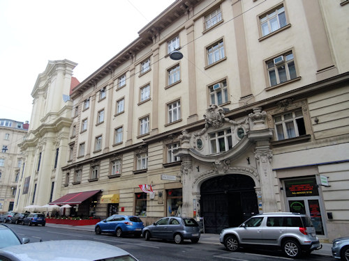 Site of the Schwarzspanierhaus