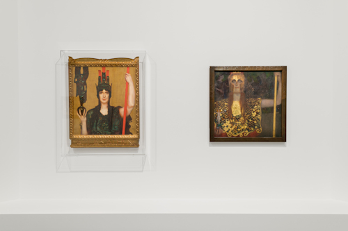 Two Pallas Athene paintings