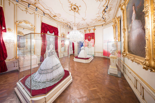 Imperial dresses on display