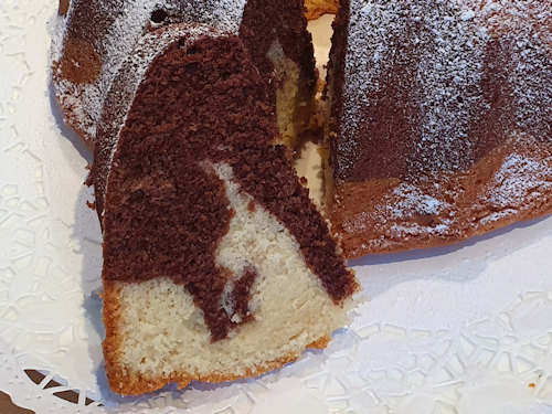 A slice of Gugelhupf