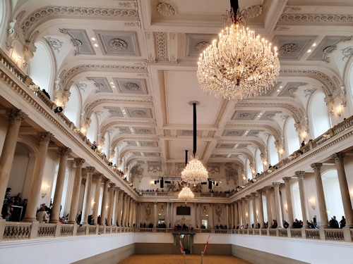 Spanish riding school training arena