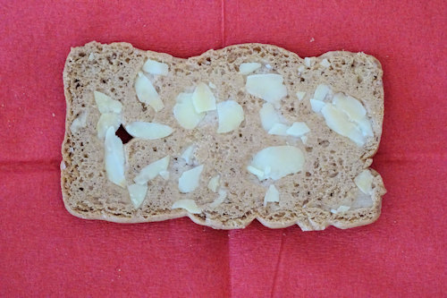 Rear of a Spekulatius biscuit