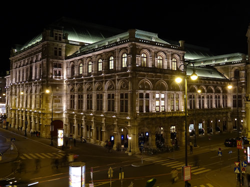 Staatsoper at night