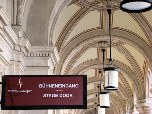 Staatsoper stage door