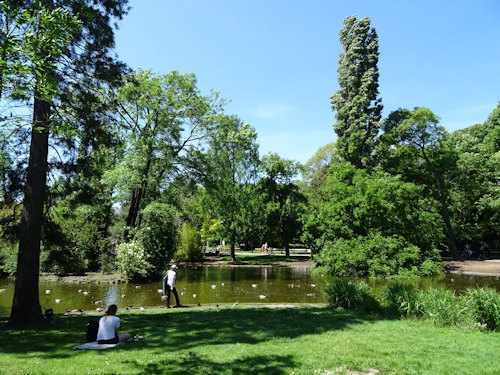 Stadtpark pond view