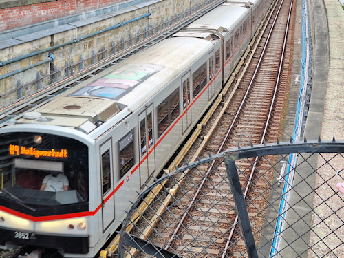 Viennese subway train