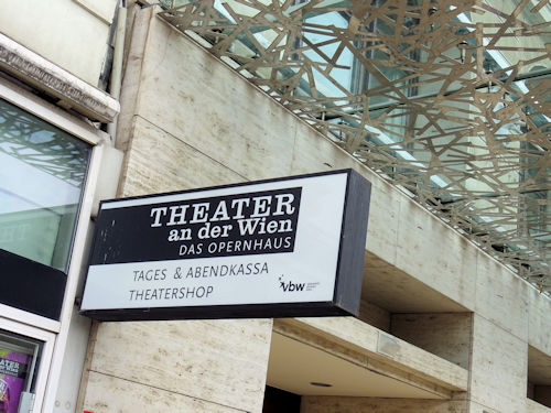 Theater an der Wien sign