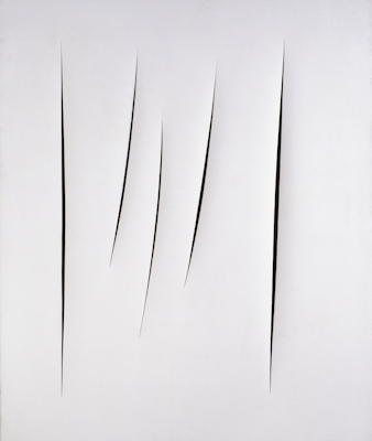 Art by Lucio Fontana