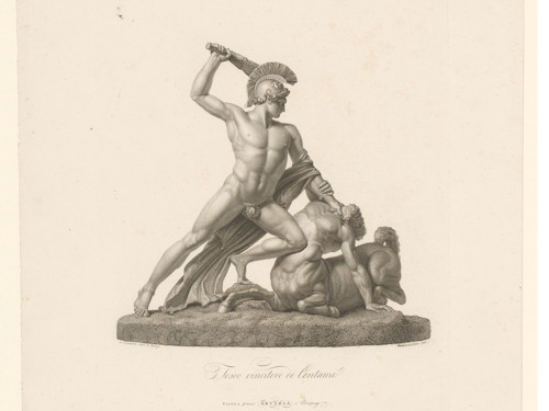 Theseus and the centaur