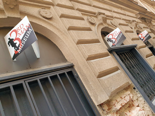 Side view of The Third Man museum