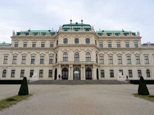 Museum entrance to Upper Belvedere