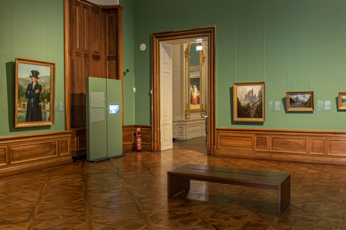 View of the Belvedere exhibition