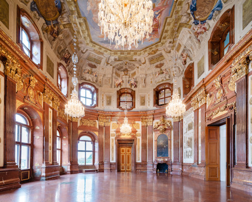 Upper Belvedere marble hall © Lukas Schaller / Belvedere