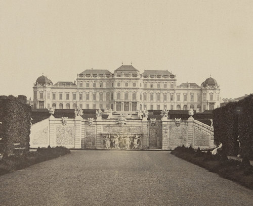Upper Belvedere in the 19th century