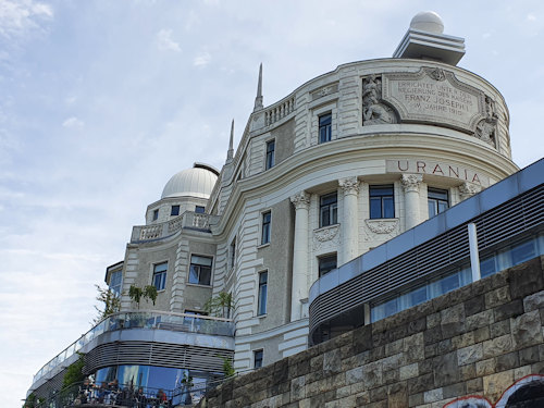 The Urania seen from the Donaukanal
