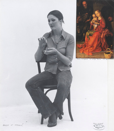 Print of VALIE EXPORT's DIVIDE AND CONQUER!