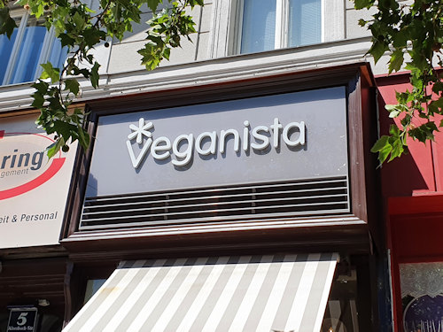 Vegan ice cream parlour