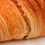 Close up of a croissant