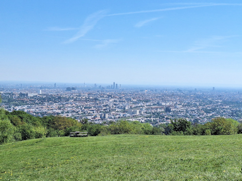 View of Vienna from a hill