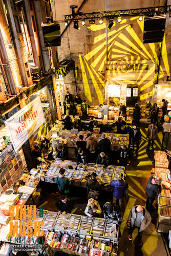 Sales floor at Vinyl & Music