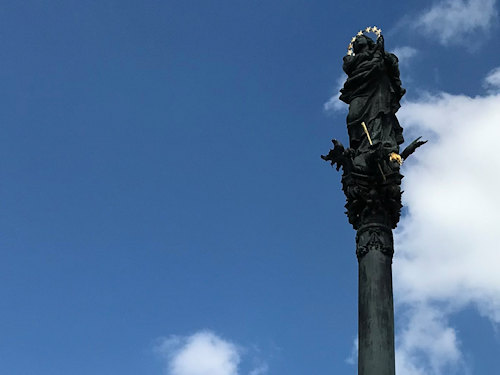 The Virgin Mary column