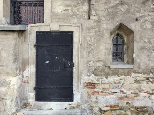 Wall of St Rupert's church