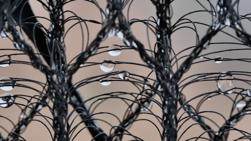 Close up of a cloud net