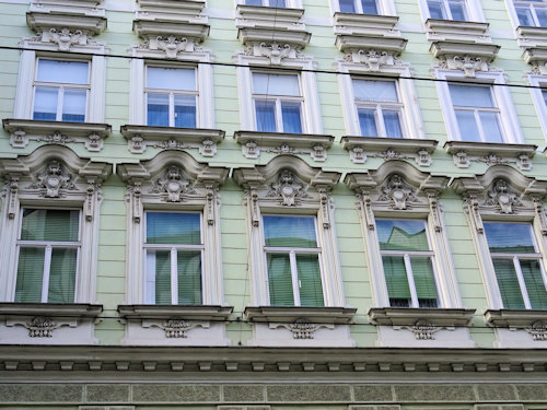 Building in Westbahnstraße, where Klimt spent his final years