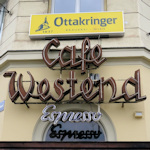 Cafe Westend sign