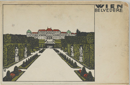 Postcard by the Wiener Werkstätte
